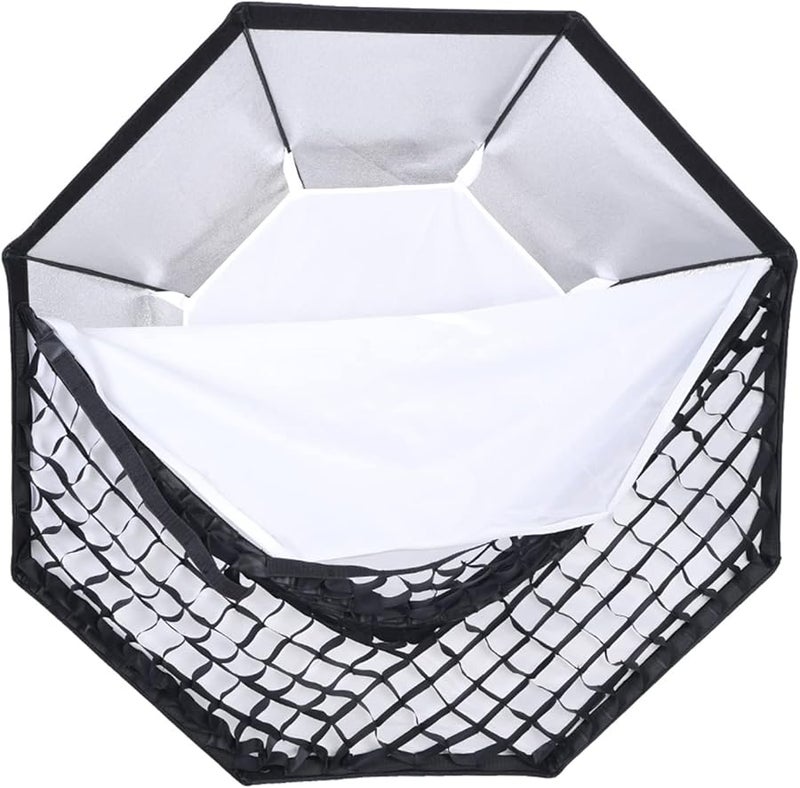 80cm Octagonal Honeycomb Diffuser Softbox for Product and Portrait Photography Portable Reflector Umbrella - Image 2